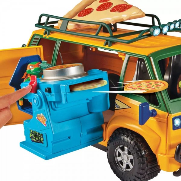 Teenage Mutant Ninja Turtles: Mutant Mayhem Fahrzeug Pizzafire Van 20 cm