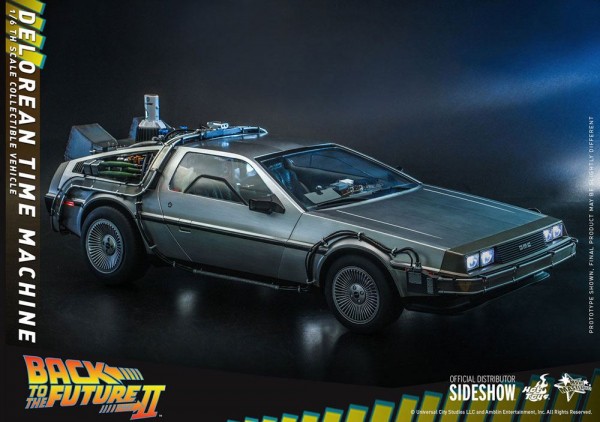 Zurück in die Zukunft II Movie Masterpiece Fahrzeug 1/6 DeLorean Time Machine