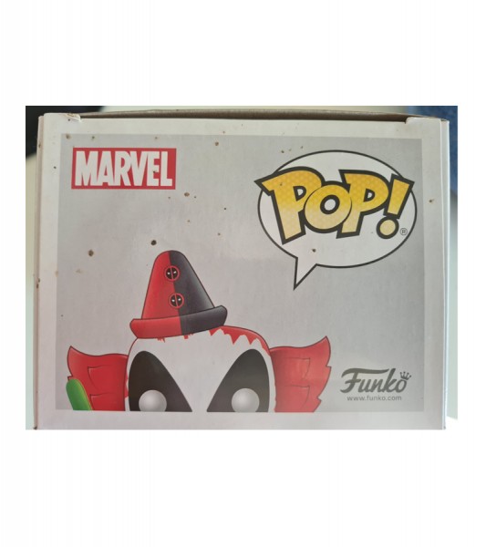 B-Ware Deadpool Funko Pop! Vinylfigur Deadpool Clown - schmutzige Verpackung
