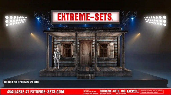 Extreme Sets Log Cabin Pop-Up Diorama 1/12