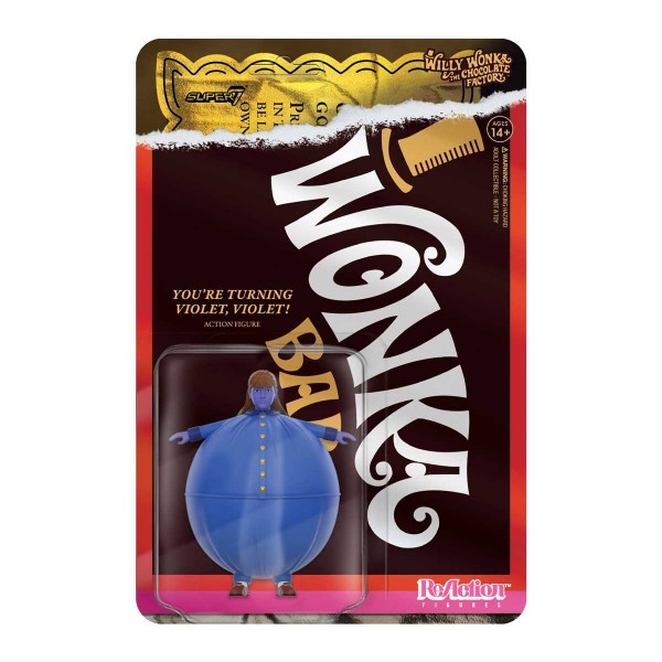 Willy Wonka &amp; the Chocolate Factory ReAction Figures Wave 03 - Violet Beauregarde (Blueberry)