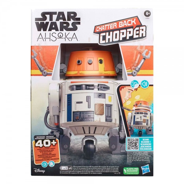 Star Wars: Ahsoka Elektronische Figur Animatronic Chatter Back Chopper 19 cm