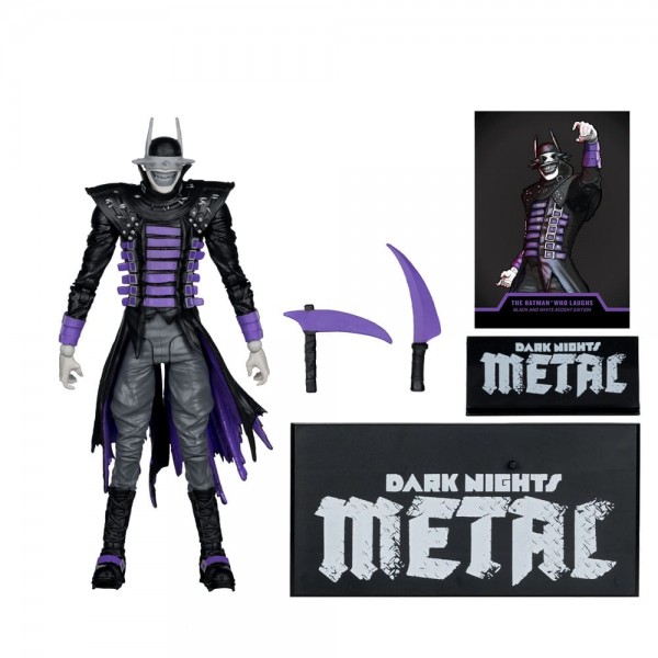 DC Multiverse Action Figure The Batman Who Laughs (B&W with accent) (Gold Label) 18 cm