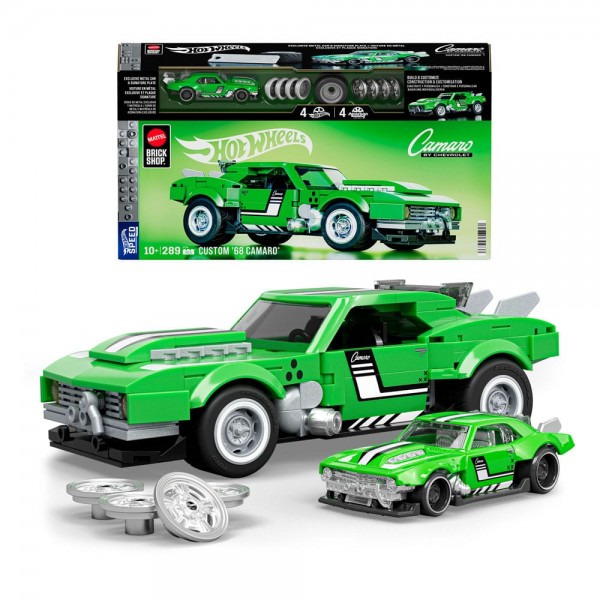 Hot Wheels Speed Series Mattel Brick Shop Bauset 1/32 Custom '68 Camaro
