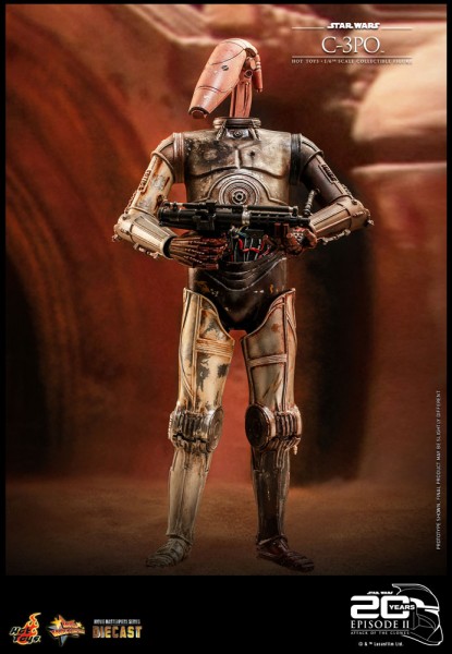 Star Wars Movie Masterpiece Diecast Action Figure 1/6 C-3PO (Ep II)
