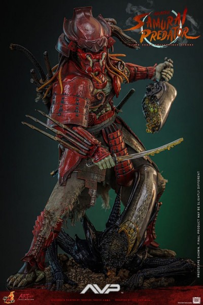 Alien vs. Predator Artist Collection Action Figure 1/6 Akaoni Samurai Predator 35 cm