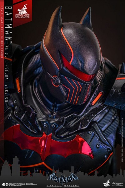 Batman Arkham Origins Videogame Masterpiece Action Figure 1/6 XE Suit Hellbat Version Hot Toys Exclusive 33 cm