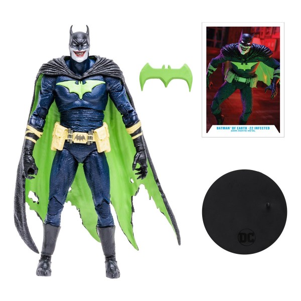 DC Multiverse Actionfigur Dark Nights: Metal Batman of Earth -22 Infected
