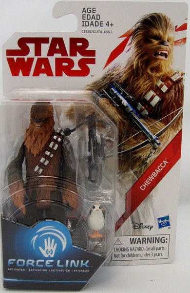 Star Wars The Last Jedi Force Link Teal Series Wave 1 Chewbacca Actionfigur