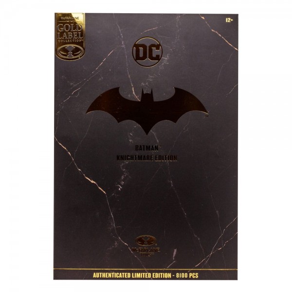 DC Multiverse Actionfigur Batman (Hellbat) (Knightmare) (Gold Label) 18 cm