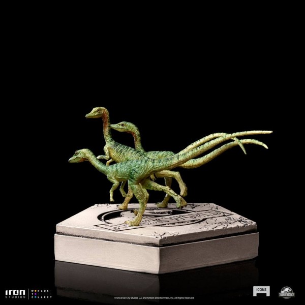 Jurassic World Icons Statue Compsognathus