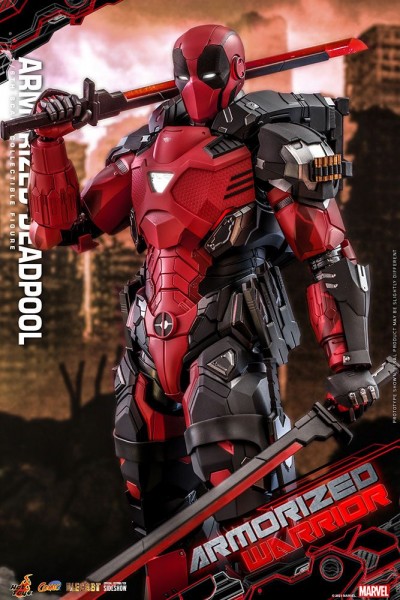 Marvel Comic Masterpiece Action Figure 1/6 Armorized Deadpool