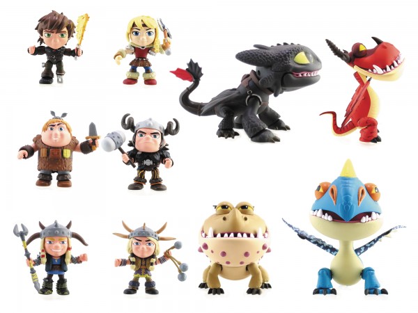 How To Train Your Dragon Heroes & Humans Action Vinyl Figure Wave 2 Fishleg Racing