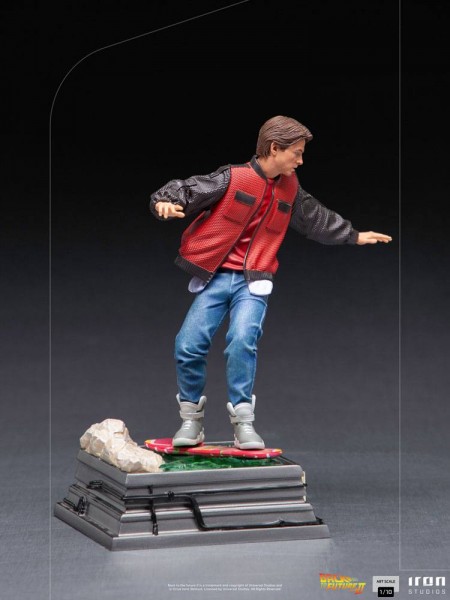 Back To The Future II Art Scale Statue 1/10 Marty McFly on Hoverboard