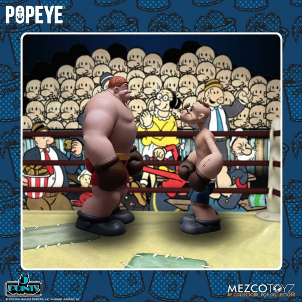 Popeye '5 Points' Action Figures Deluxe Popeye & Oxheart