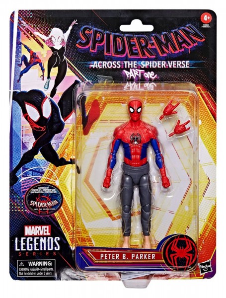 Spider-Man: Across the Spider-Verse Marvel Legends Action Figure Peter B. Parker 15 cm