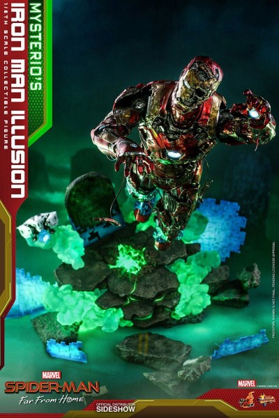 Spider-Man Far From Home Movie Masterpiece Action Figure 1/6 Mysterio's Iron Man Illusion