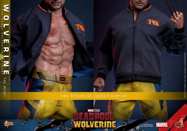 Deadpool & Wolverine Movie Masterpiece Actionfigur 1/6 Wolverine (TVA Jacket Version) 31 cm