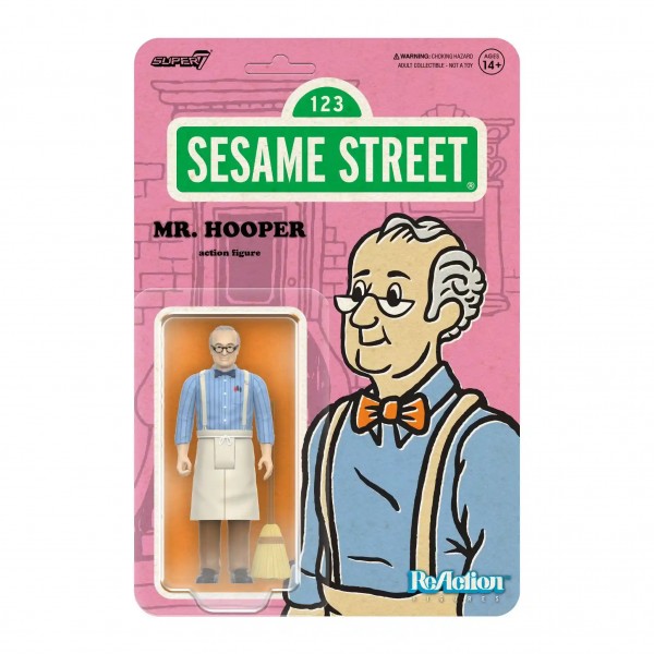 Sesamstraße ReAction Actionfigur Wave 03 - Mr. Hooper