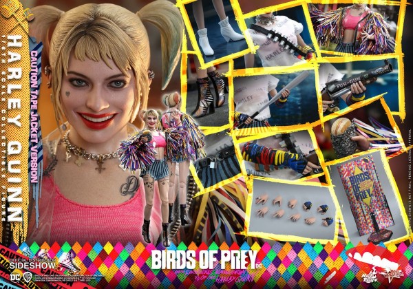 Birds of Prey Movie Masterpiece Actionfigur 1/6 Harley Quinn (Caution Tape Jacket Version)