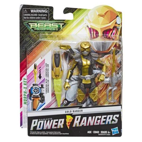 Power Rangers Beast Morphers Basic Actionfigur 15 cm Gold Ranger