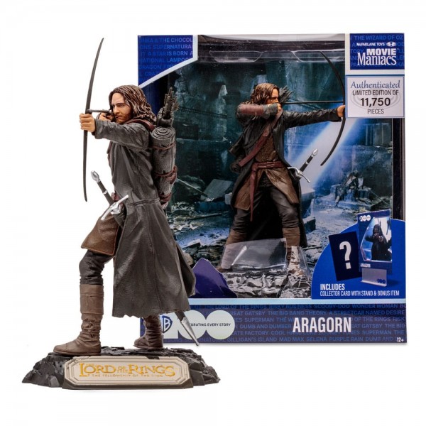 Lord of the Rings Movie Maniacs Action Figure Aragorn 15 cm