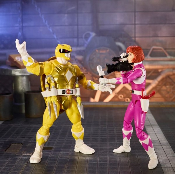 Power Rangers x Turtles Lightning Collection Action Figures 15 cm Morphed April O'Neil & Michelangelo (2-Pack)