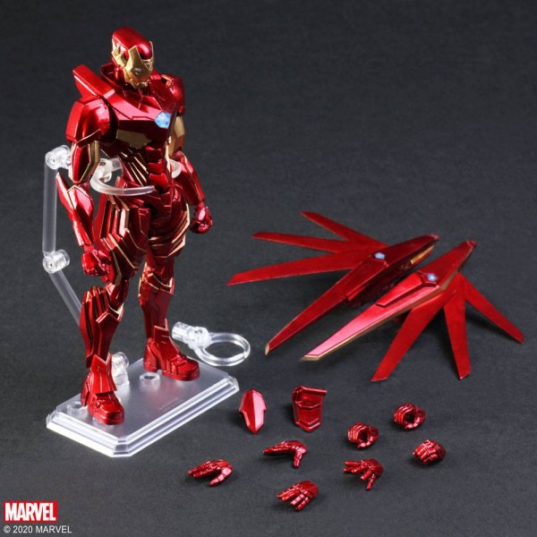 Marvel Bring Arts Actionfigur Iron Man by Tetsuya Nomura