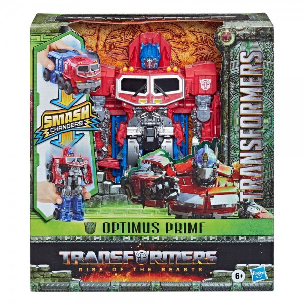 Transformers: Aufstieg der Bestien Smash Changers Actionfigur Optimus Prime 23 cm