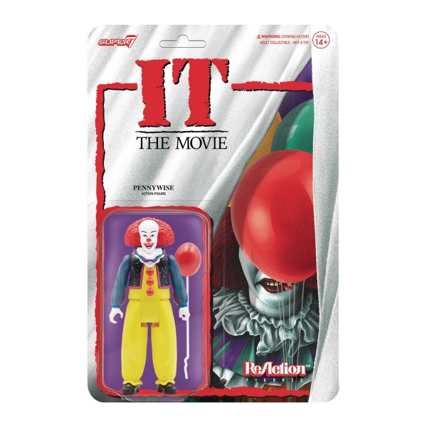 It The Movie (1990) ReAction Actionfigur Pennywise