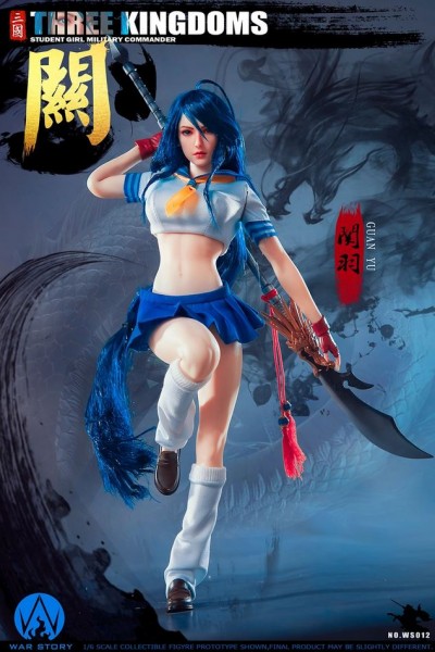 War Story 1/6 Action Figure Guan Yu Student Girl (Female Edition)