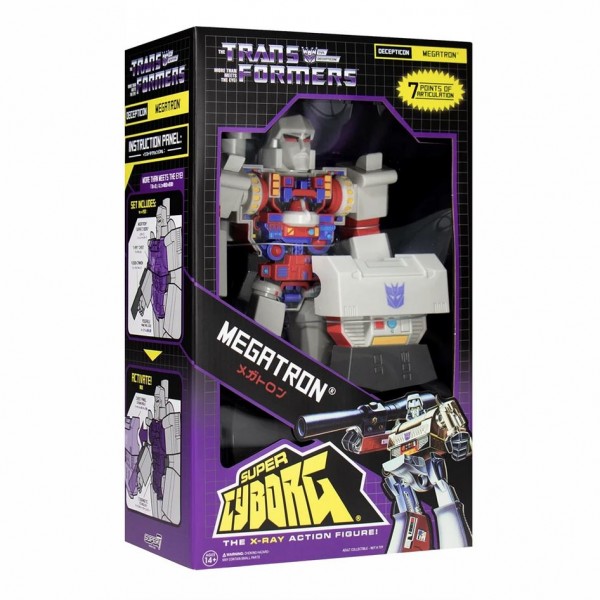 Transformers Action Figure Super Cyborg Megatron (G1 Full Color)