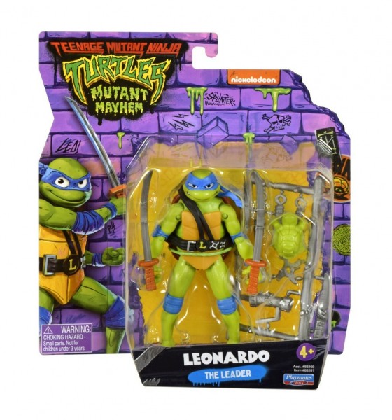 Teenage Mutant Ninja Turtles: Mutant Mayhem Turtles Actionfigur 10 cm Leonardo
