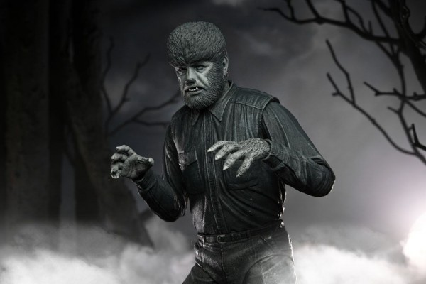 Universal Monsters Actionfigur Ultimate The Wolf Man (Black & White)