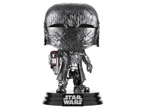 Star Wars Rise of Skywalker Funko Pop! Vinylfigur Knight of Ren (with Cannon) Hematite Chrome