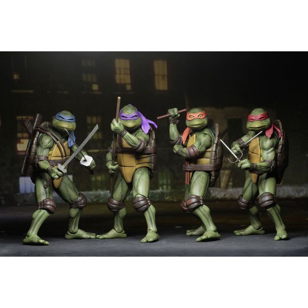 Teenage Mutant Ninja Turtles 1990 Movie Actionfiguren-Set (4)