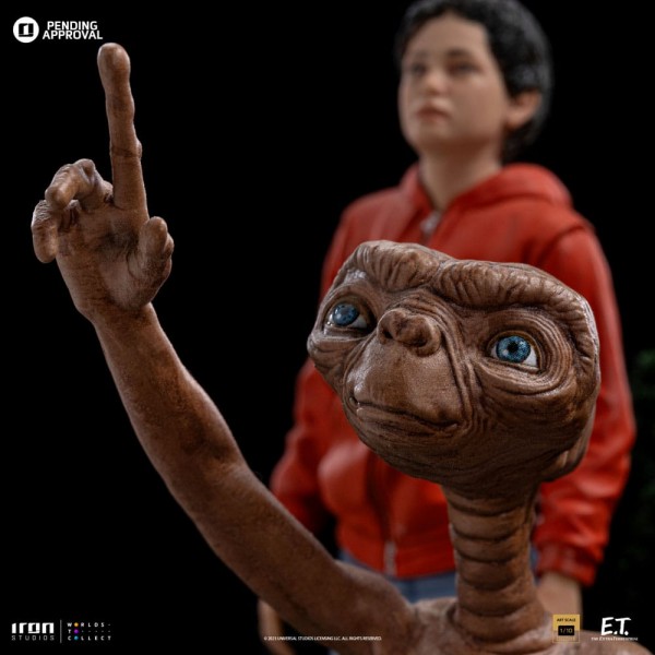 E.T. The Extra-Terrestrial Deluxe Art Scale Statue 1:10 E.T., Elliot and Gertie 19 cm