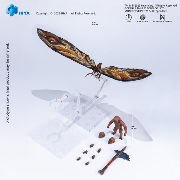 Godzilla x Kong: The New Empire Exquisite Basic Series Actionfigur Mothra Premium Set