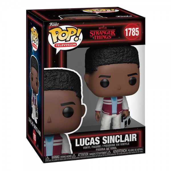 Stranger Things POP! Television Vinyl Figur Lucas Sinclair with Boombox 9 cm