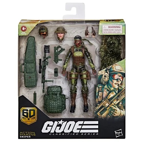 G.I. Joe Classified Series 60th Anniversary Action Marine Sniper Actionfigur