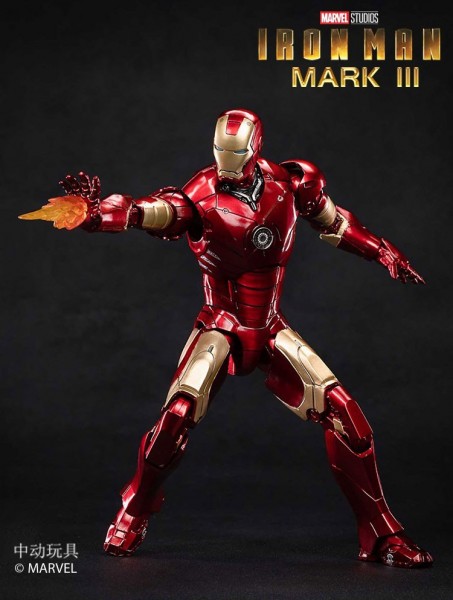 ZD Toys Action Figure 1/10 Iron Man Mark III