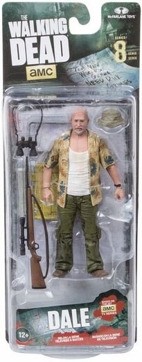 B-Stock The Walking Dead TV Version Action Figure Dale Horvath 13 cm Serie 8 - damaged packaging