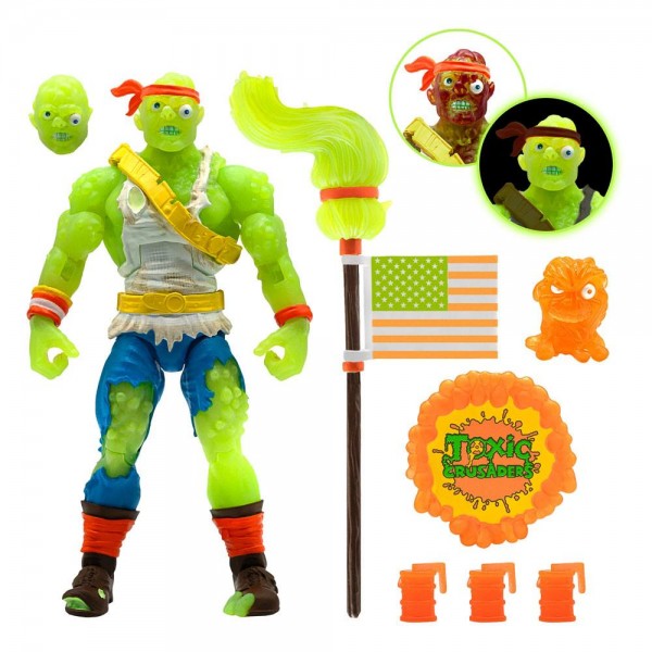 Toxic Crusaders Ultimates Actionfigur Radioactive Red Rage