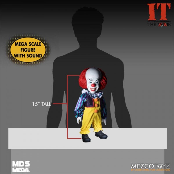 Stephen Kings It 1990 MDS Series Talking Action Figure Pennywise (Deluxe)