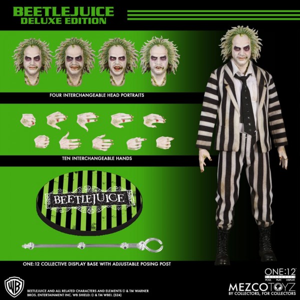 Beetlejuice Actionfigur 1/12 Beetlejuice Deluxe Edition 18 cm