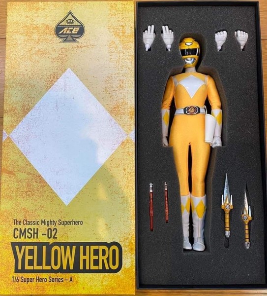 ACE TOYZ Classic Mighty Superhero 1/6 Action Figure Yellow Hero