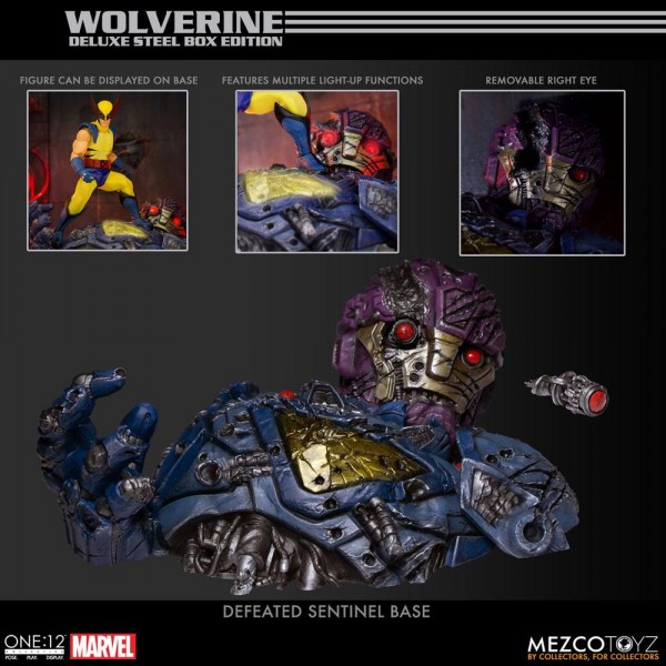 Marvel ´The One:12 Collective´ Actionfigur 1/12 Wolverine (Deluxe Steel Box Edition)