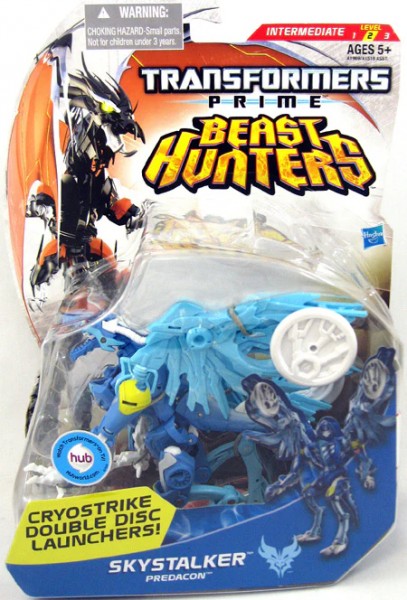 B-Ware Transformers Prime Beast Hunters 6 Inch Deluxe Class Wave 3 - Skystalker - defekte Verpackung