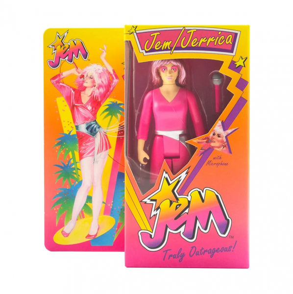 Jem and the Holograms ReAction Action Figure Jem (Neon Retro Box)
