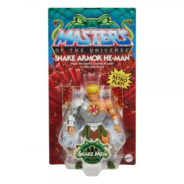Masters of the Universe Origins Action Figure Snake Armor He-Man